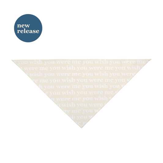 Pet Bandana (Cream)